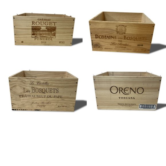 Wine crate, wood crate, wooden wine crate - Picture 11 of 12